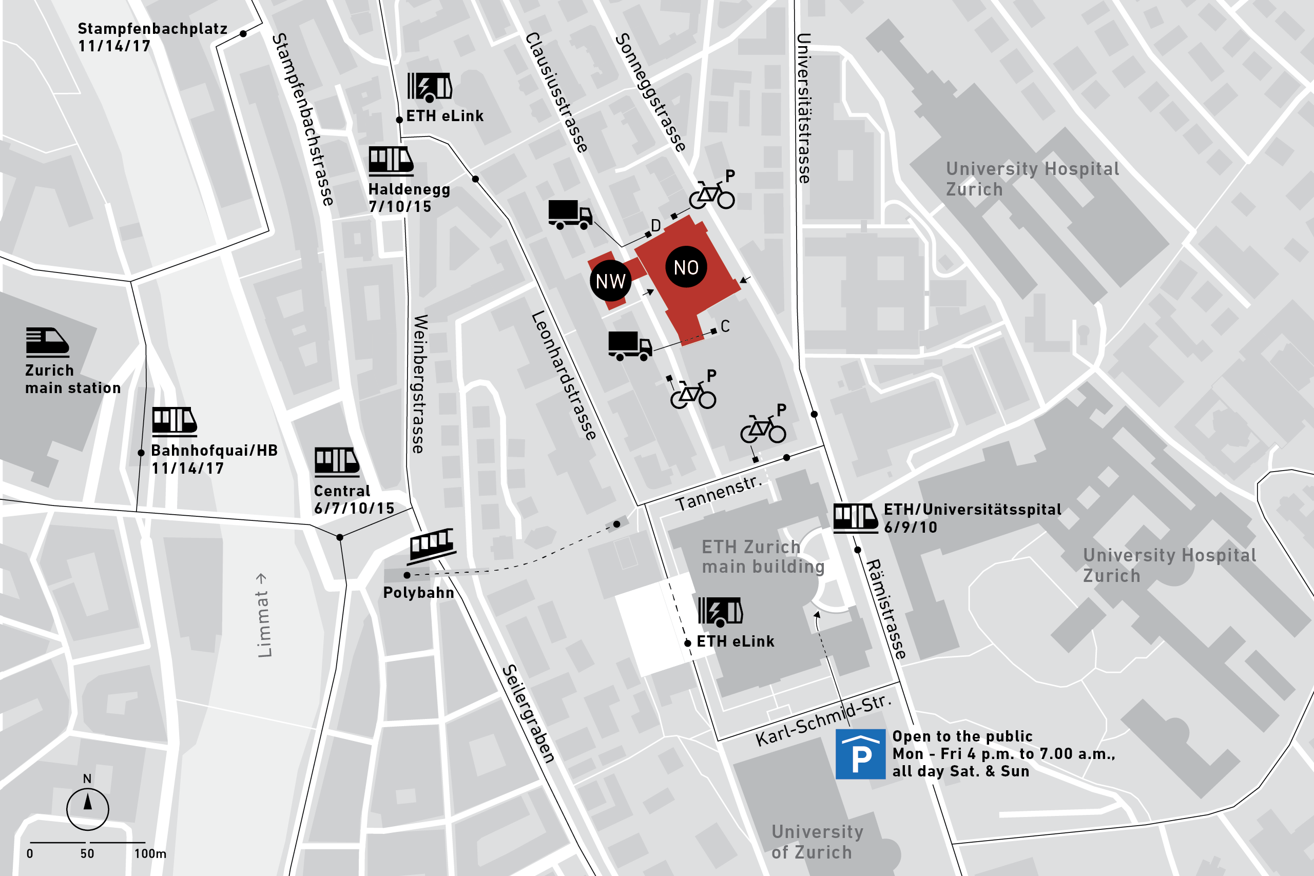 Location plan: Department of Earth and Planetary Sciences