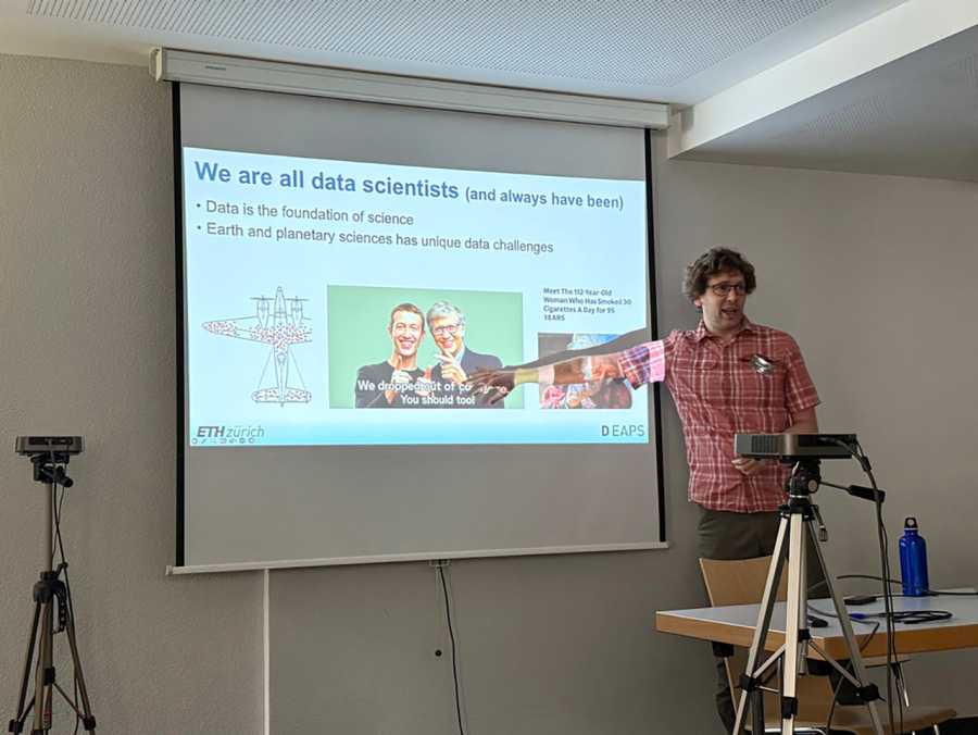Dr. Daniel Bower talks about data science in Earth and Planetary Sciences.