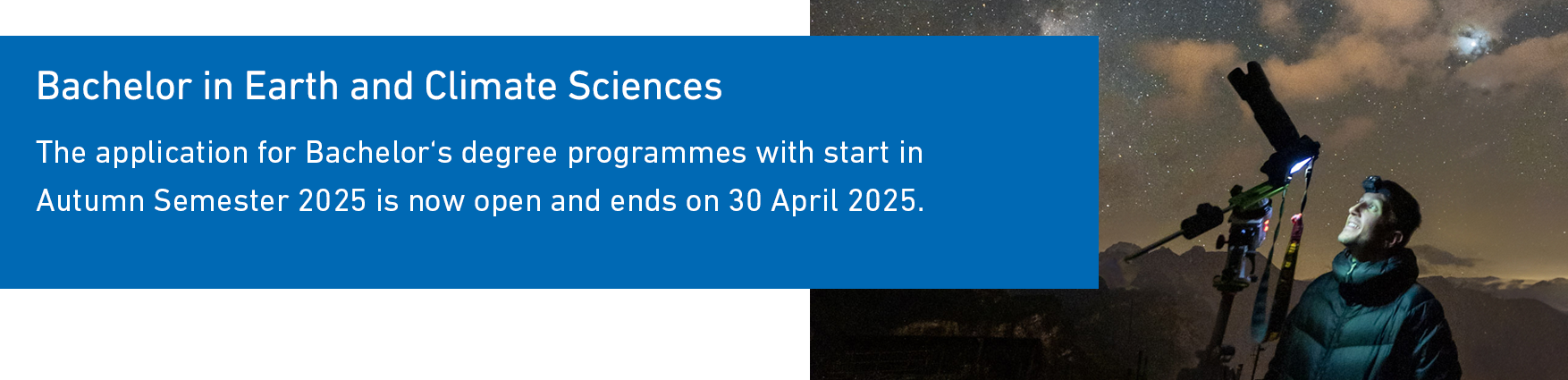 Bachelor in Earth and Climate Sciences