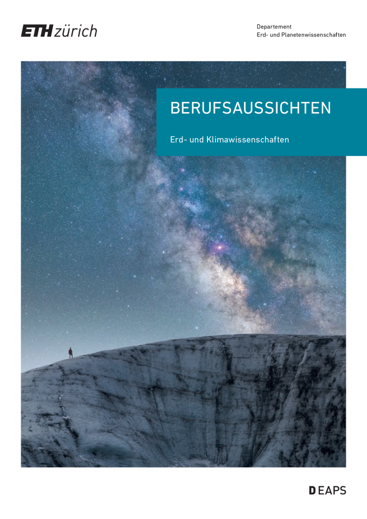 Brochure: Berufsaussichten Erd- und Klimawissenschaften