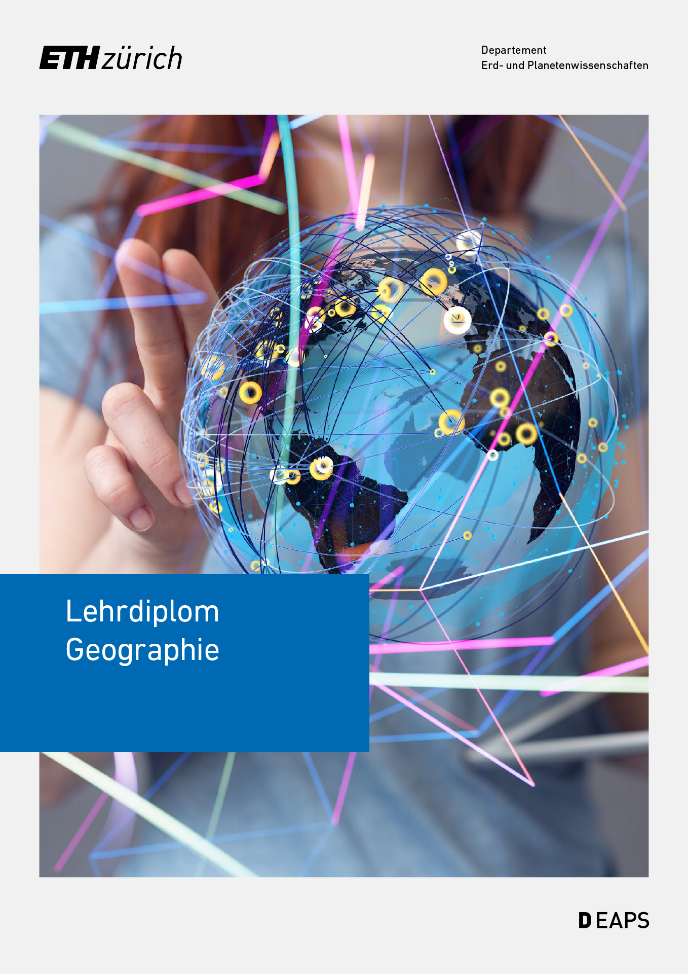 Download the German brochure «Lehrdiplom Geographie»