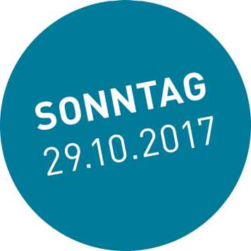 Sonntag, 29.10.2017