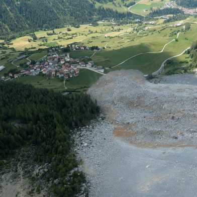 Rutschung von Brienz