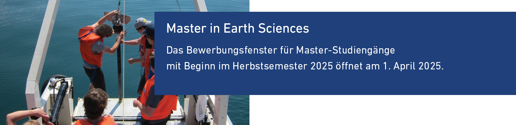 Master in Earth Sciences