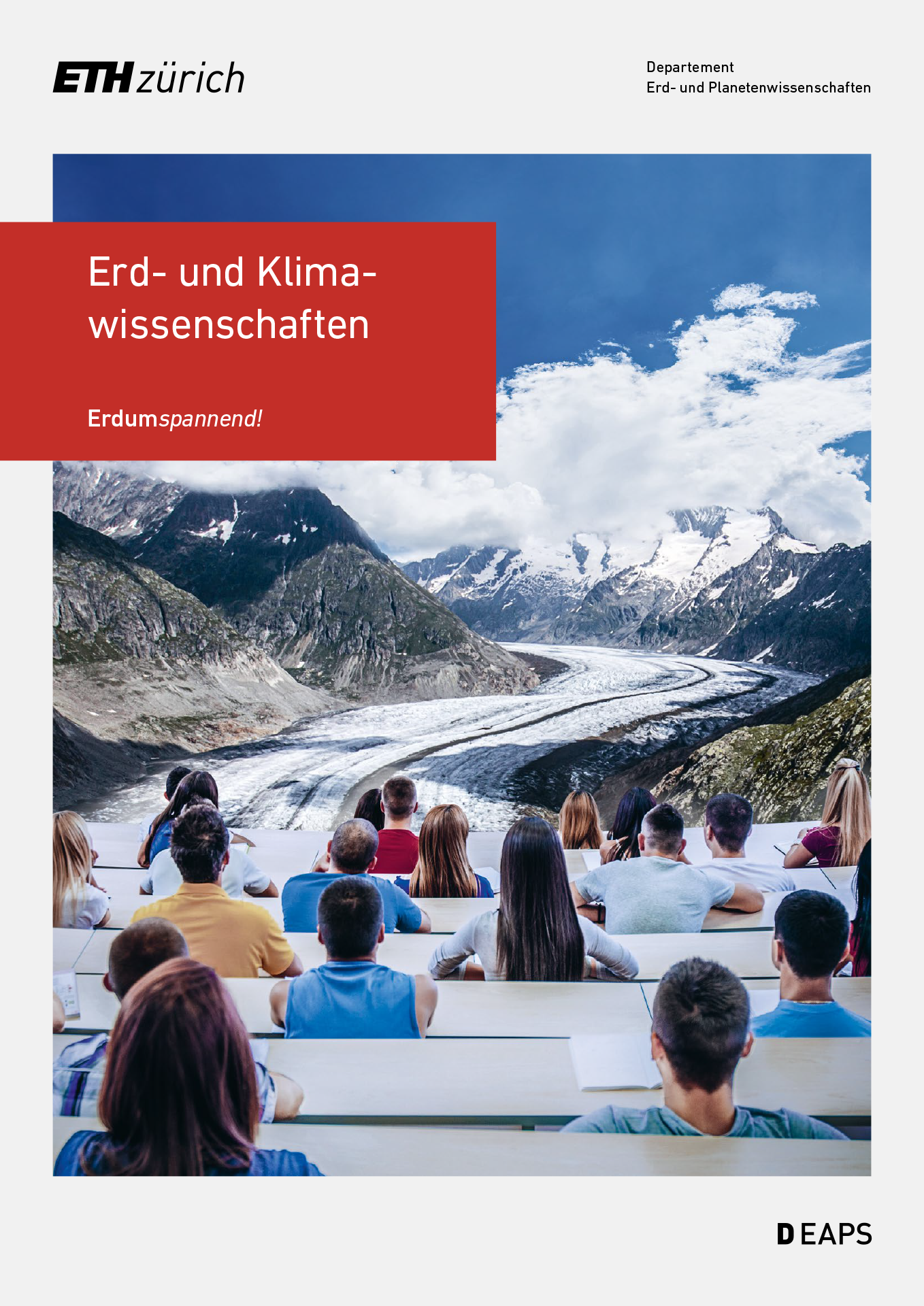 Infoflyer: Erd- und Klimawissenschaften studieren